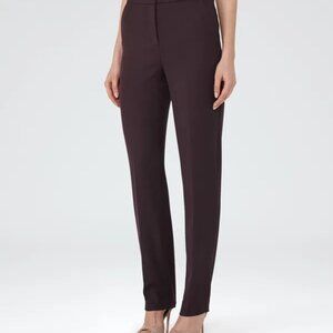 Reiss Nada Tailored Trousers in Berry